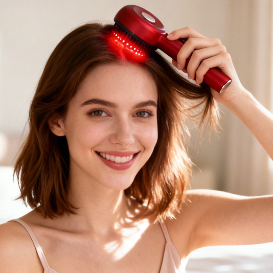 Red Light Scalp Massage Brush