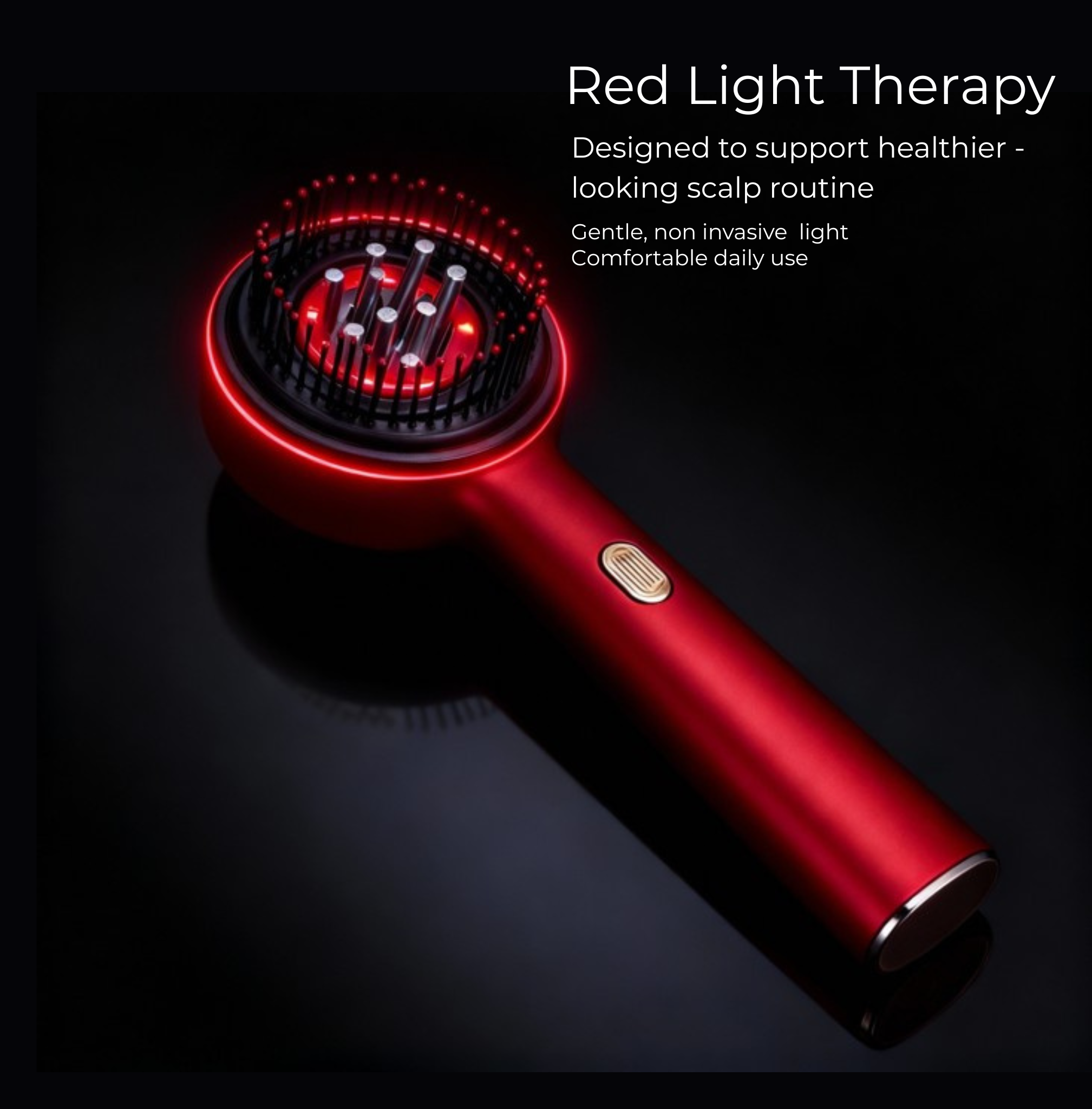 Red Light Scalp Massage Brush
