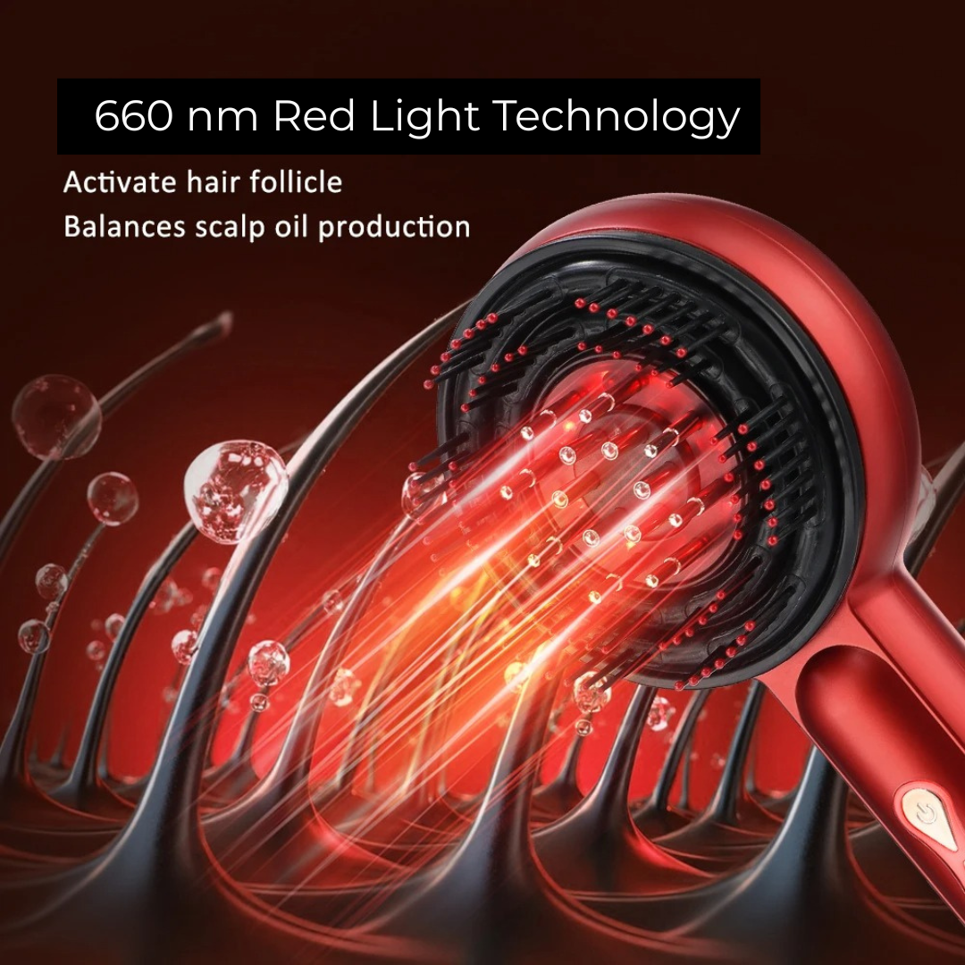 Red Light Scalp Massage Brush
